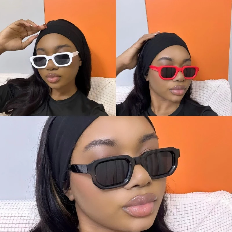 Model pictures of classic fashion sunglasses