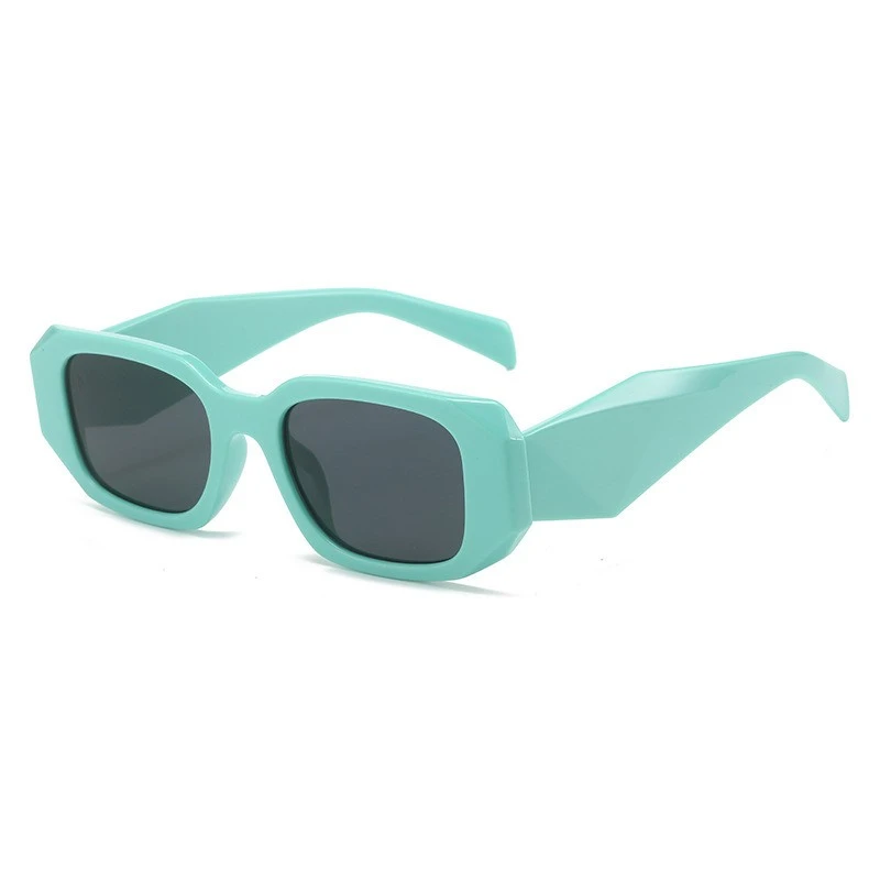 Green frame gray lens